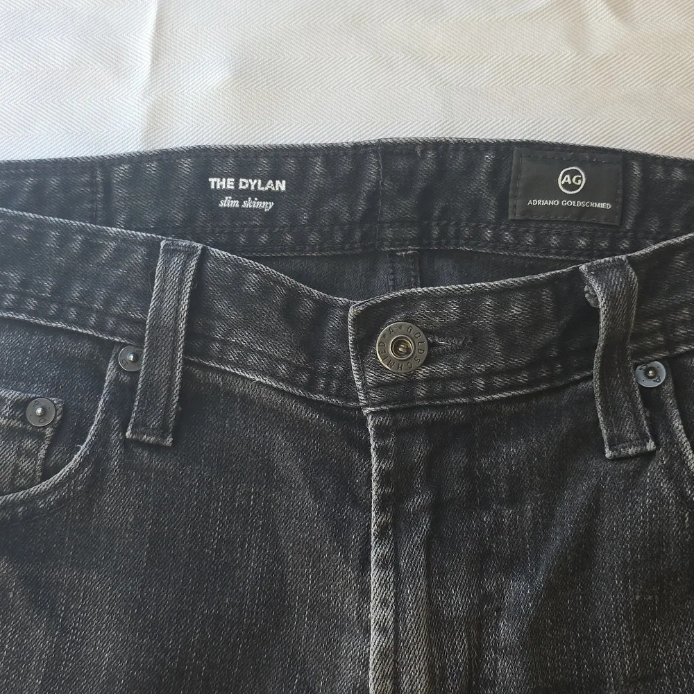 AG Adriano Goldschmeid | Men'sThe Dylan  Dark Gray‎ Slim Jeans, Size 32
